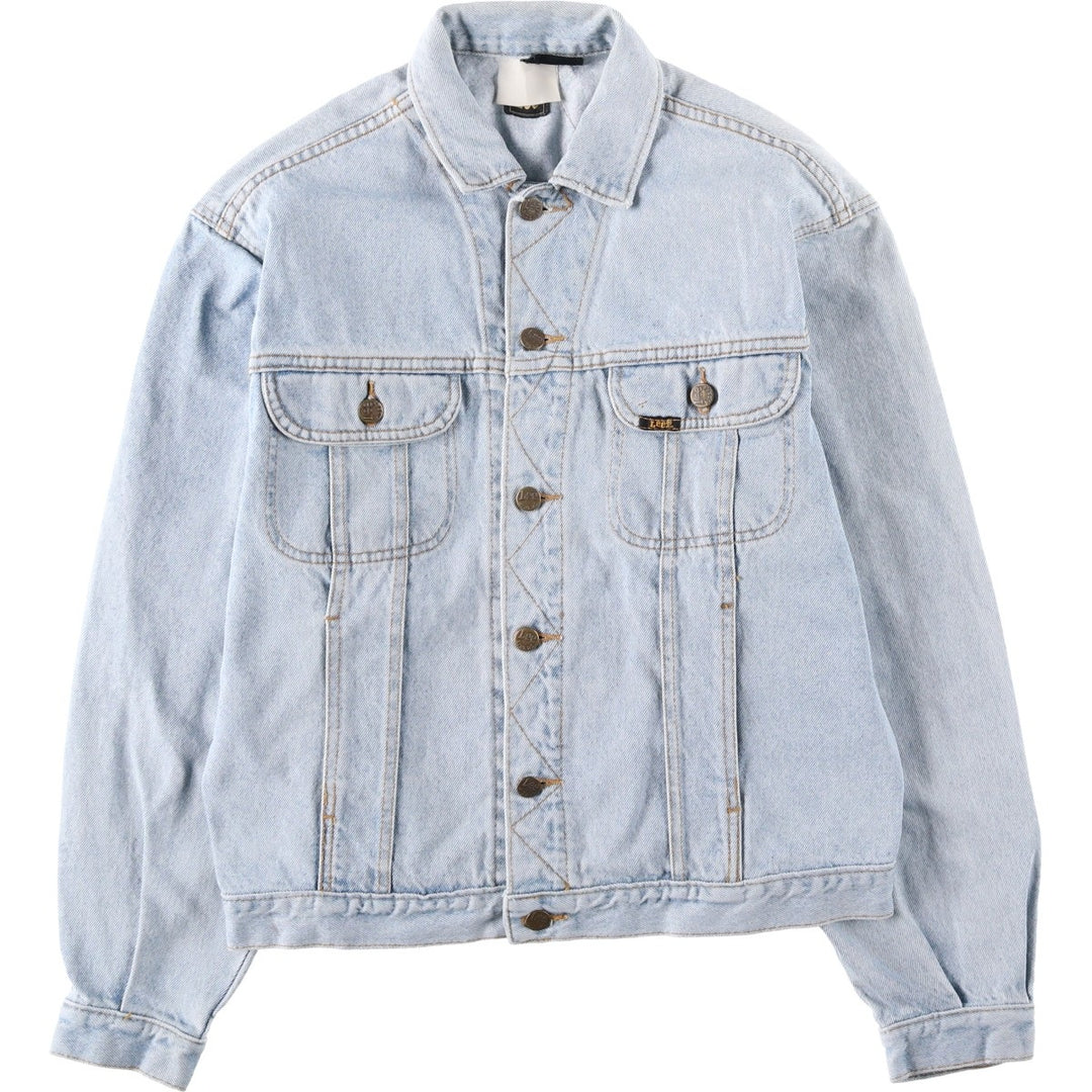 Lee RIDERS denim jacket, men's size XL. cotton Blue type light blue Vintage Second Hand