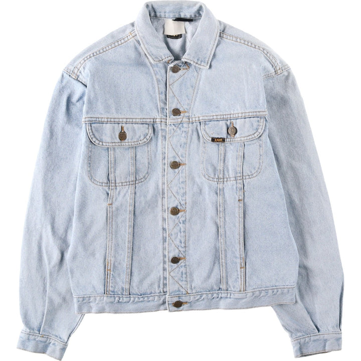 Lee RIDERS denim jacket, men's size XL. cotton Blue type light blue Vintage Second Hand