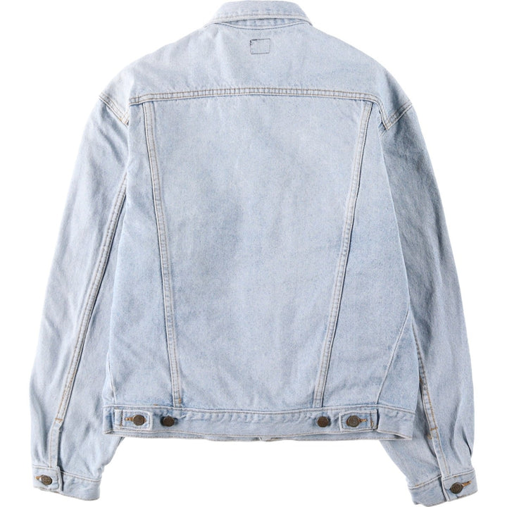 Lee RIDERS denim jacket, men's size XL. cotton Blue type light blue Vintage Second Hand