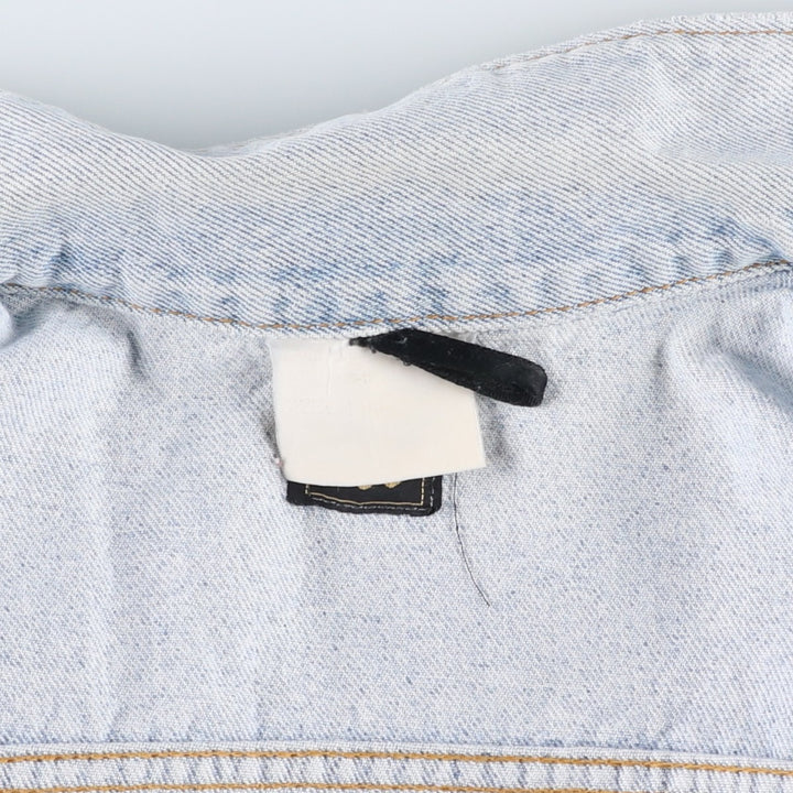 Lee RIDERS denim jacket, men's size XL. cotton Blue type light blue Vintage Second Hand