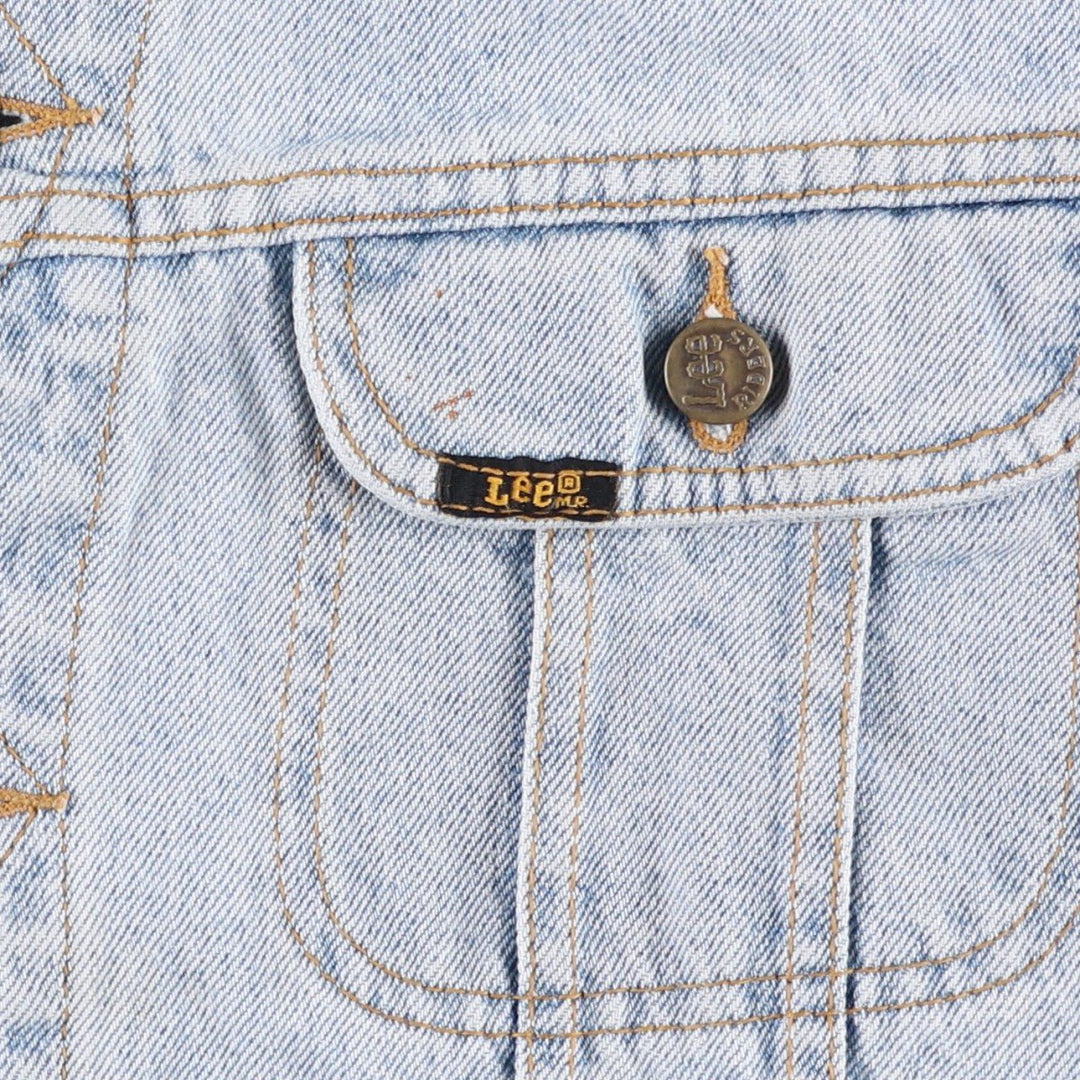 Lee RIDERS denim jacket, men's size XL. cotton Blue type light blue Vintage Second Hand