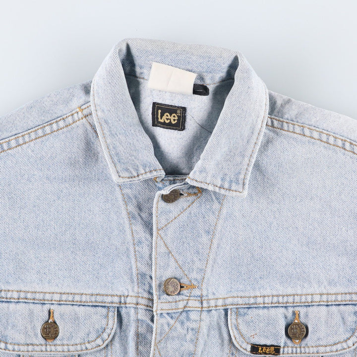 Lee RIDERS denim jacket, men's size XL. cotton Blue type light blue Vintage Second Hand