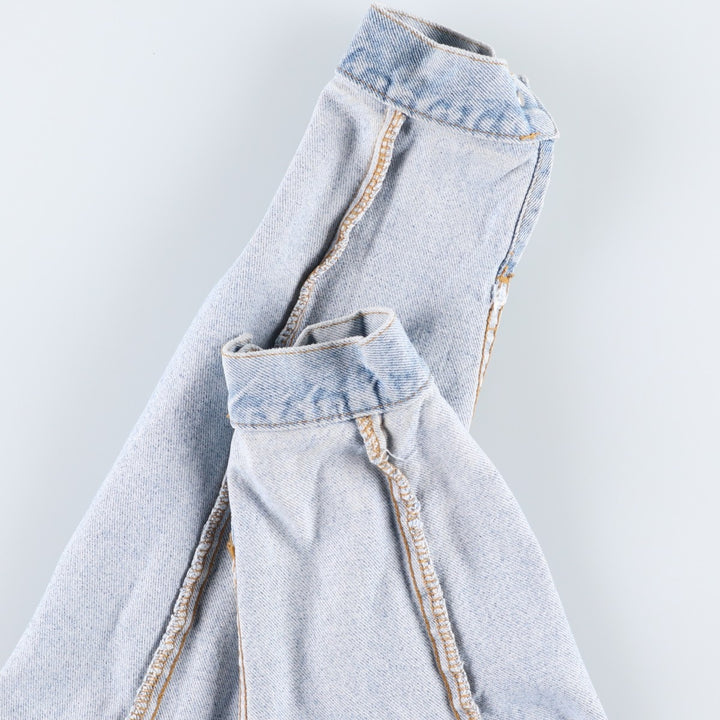 Lee RIDERS denim jacket, men's size XL. cotton Blue type light blue Vintage Second Hand