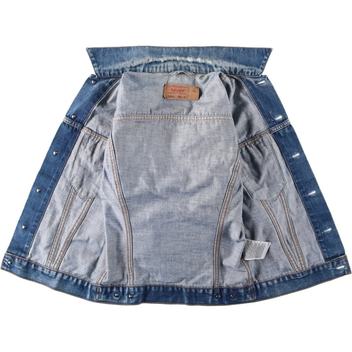 Levi's Euro Model Denim Jacket, Men's Size Medium cotton blue type Vintage Second Hand