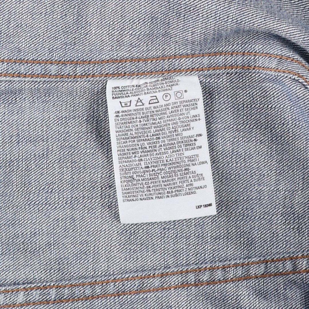 Levi's Euro Model Denim Jacket, Men's Size Medium cotton blue type Vintage Second Hand