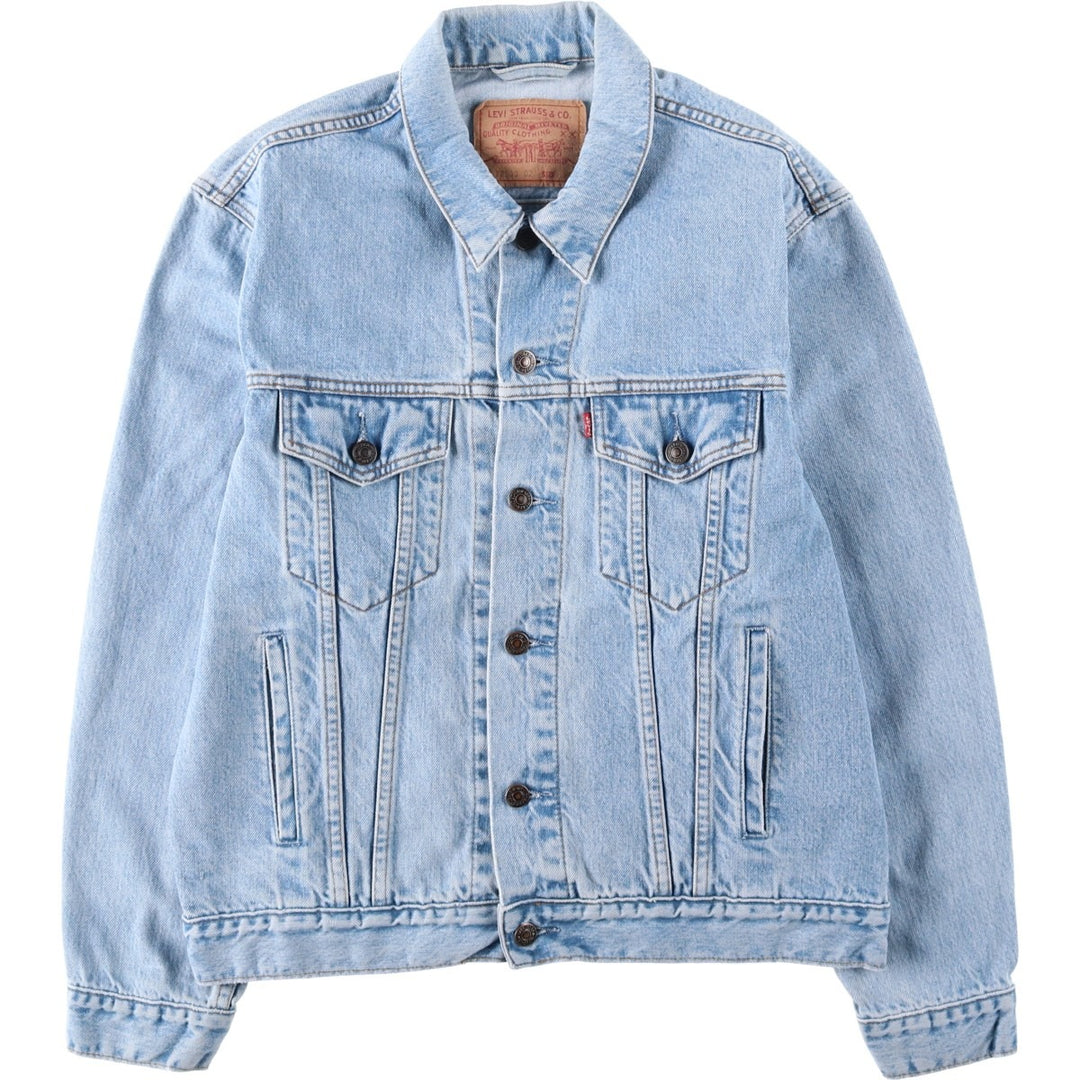 Levi's denim jacket, denim jacket, men's size M cotton blue type Vintage Second Hand
