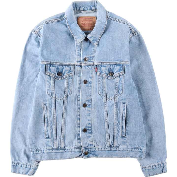 Levi's denim jacket, denim jacket, men's size M cotton blue type Vintage Second Hand