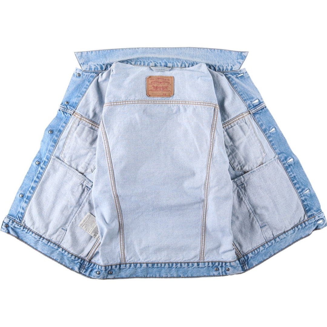 Levi's denim jacket, denim jacket, men's size M cotton blue type Vintage Second Hand