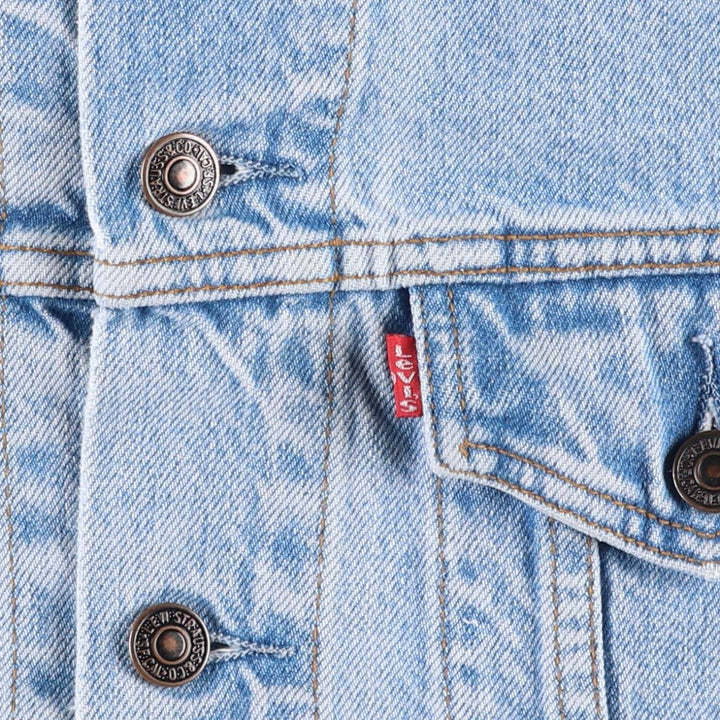 Levi's denim jacket, denim jacket, men's size M cotton blue type Vintage Second Hand