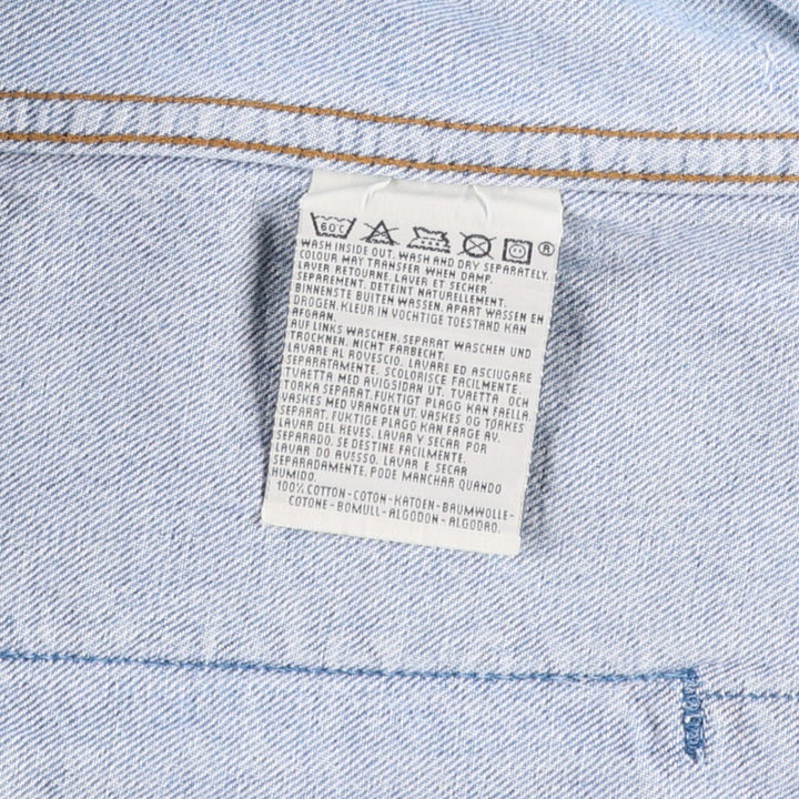 Levi's denim jacket, denim jacket, men's size M cotton blue type Vintage Second Hand