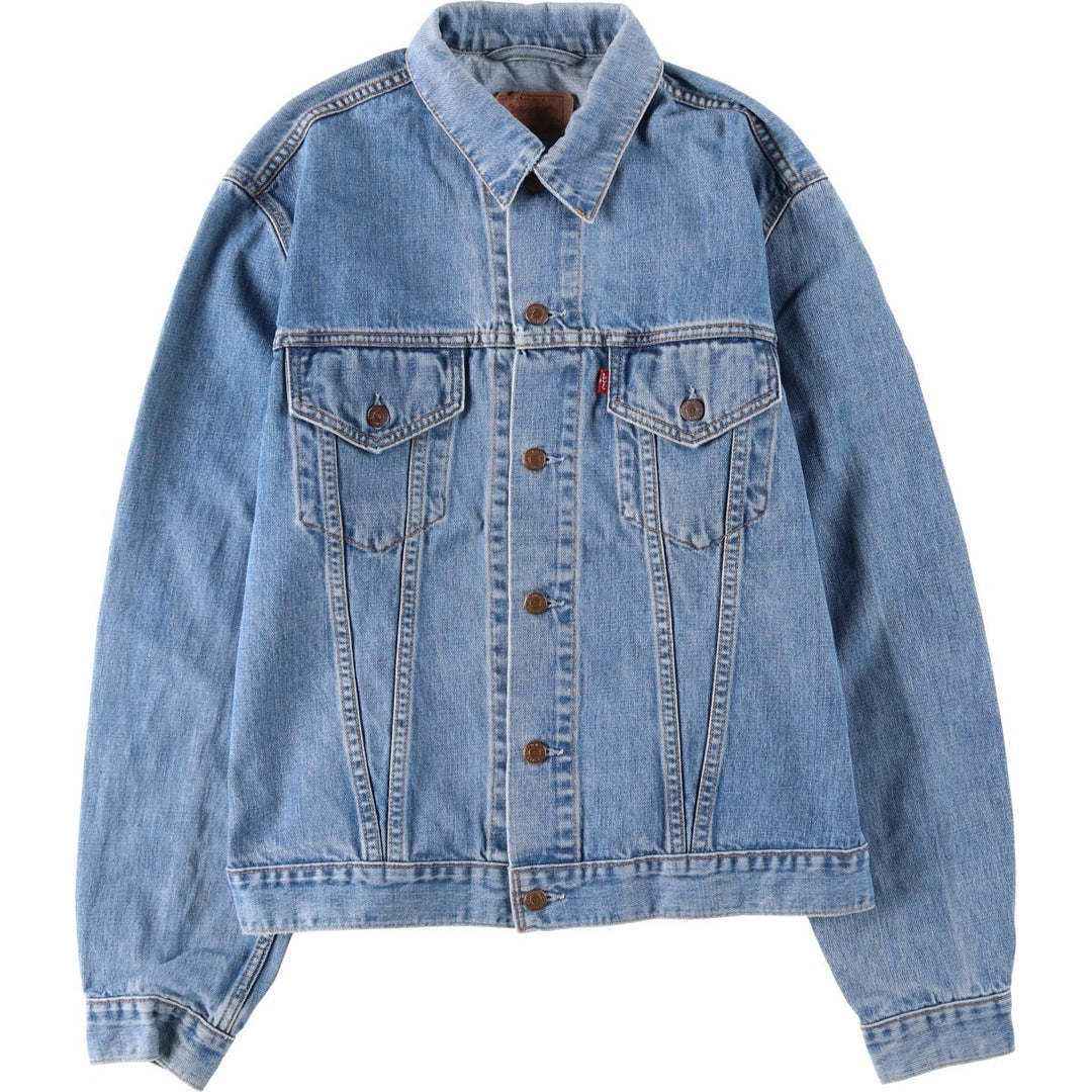 Levi's 70500-04 Euro Model Denim Jacket (Men's XXL equivalent) cotton blue type Vintage Second Hand