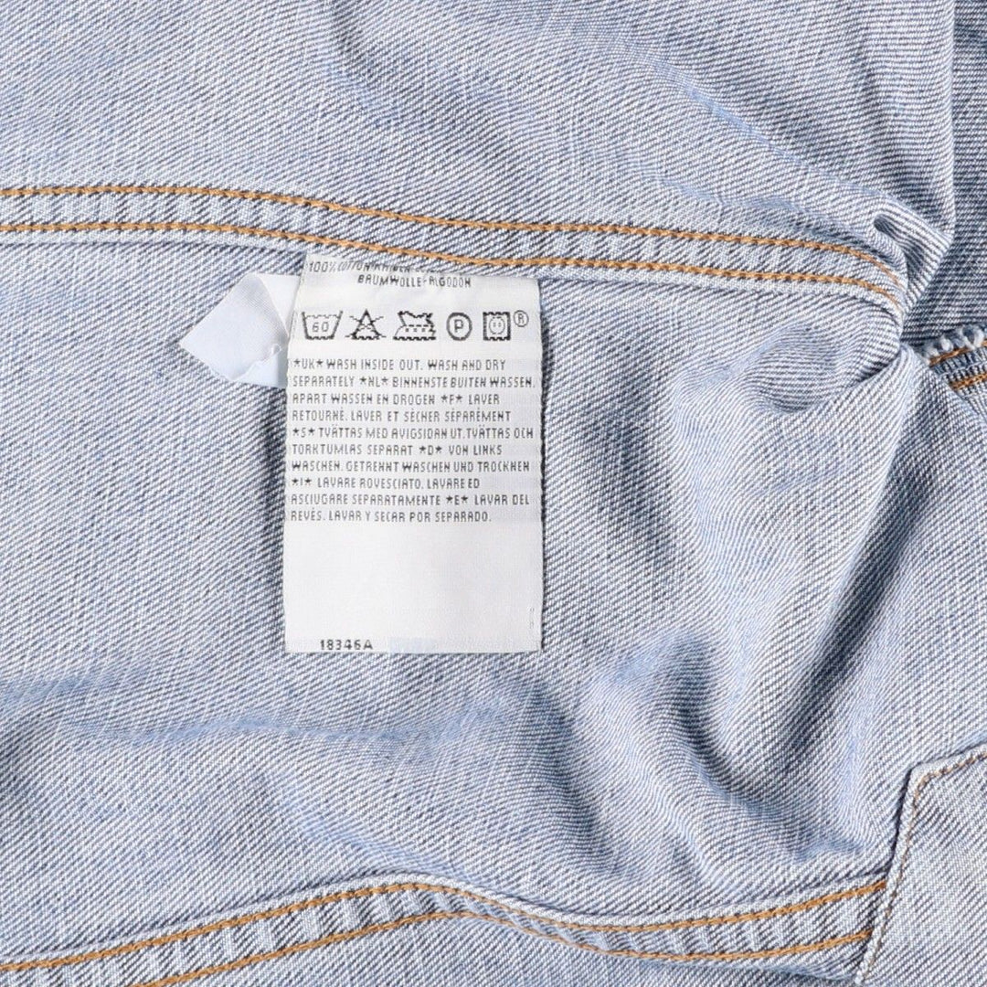 Levi's 70500-04 Euro Model Denim Jacket (Men's XXL equivalent) cotton blue type Vintage Second Hand