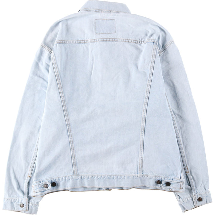 1990'S Levi's 70503 02 Euro Model Denim Jacket (G-Jean), Made in Spain, Men's XXL equivalent, Vintage. cotton Blue type light blue Vintage Second Hand