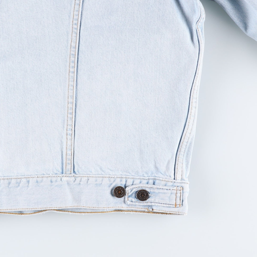 1990'S Levi's 70503 02 Euro Model Denim Jacket (G-Jean), Made in Spain, Men's XXL equivalent, Vintage. cotton Blue type light blue Vintage Second Hand