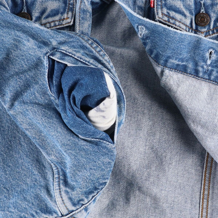 1990'S Levi's 70503 02 Denim Jacket (Men's Size S equivalent) Vintage cotton blue type Vintage Second Hand