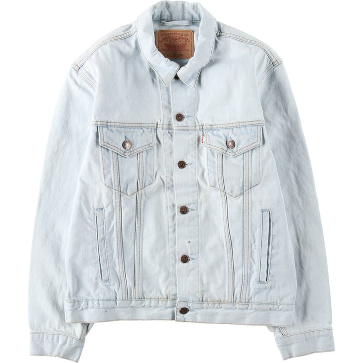 1990'S Levi's 70503-0209 Euro Model Denim Jacket (Men's Size M equivalent) Vintage cotton blue type Vintage Second Hand