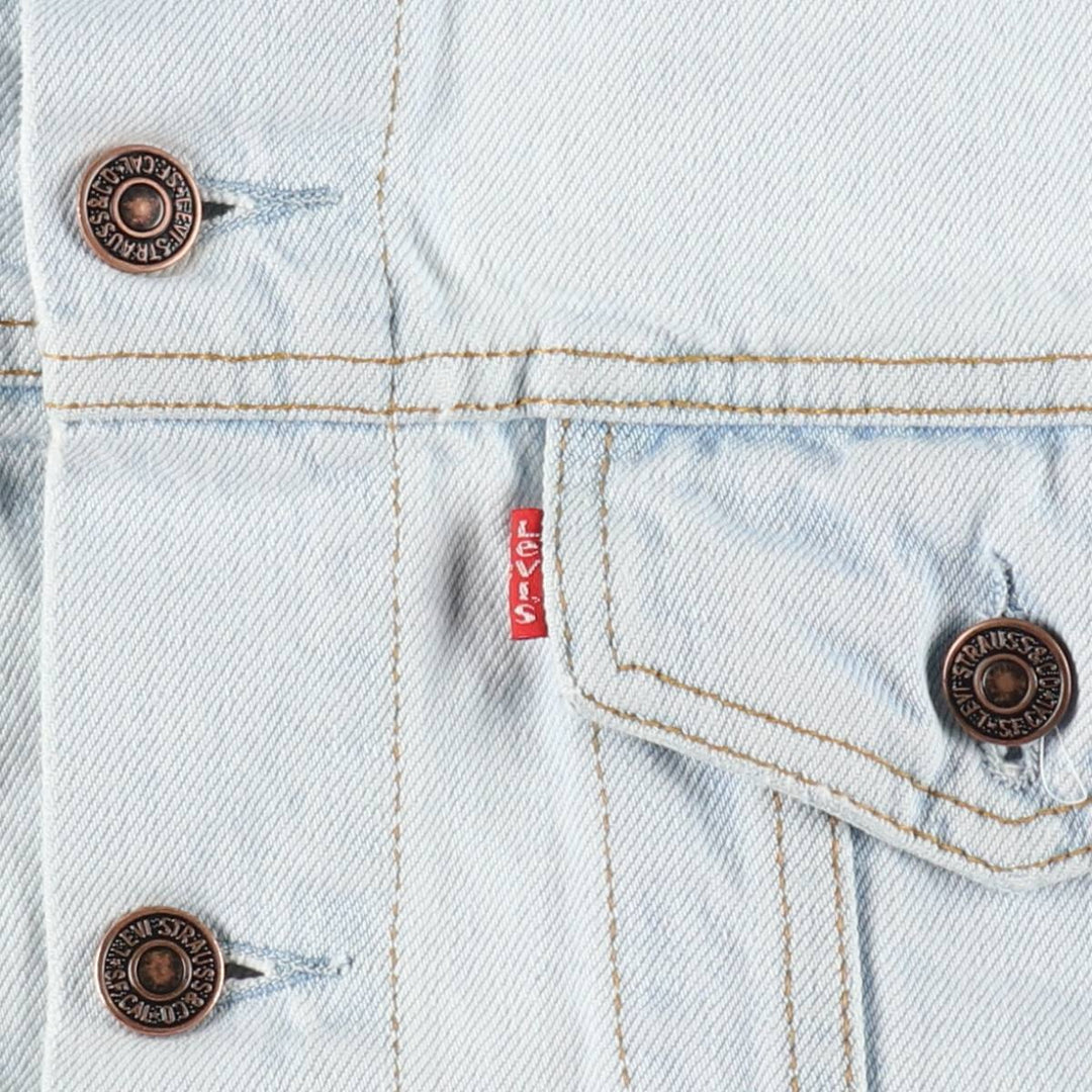 1990'S Levi's 70503-0209 Euro Model Denim Jacket (Men's Size M equivalent) Vintage cotton blue type Vintage Second Hand