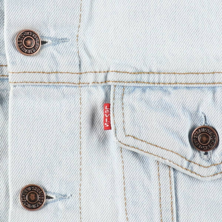 1990'S Levi's 70503-0209 Euro Model Denim Jacket (Men's Size M equivalent) Vintage cotton blue type Vintage Second Hand