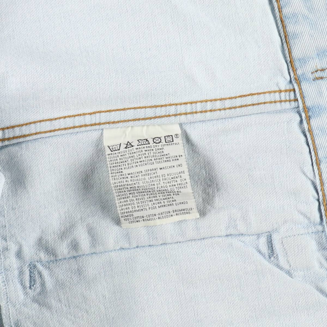 1990'S Levi's 70503-0209 Euro Model Denim Jacket (Men's Size M equivalent) Vintage cotton blue type Vintage Second Hand