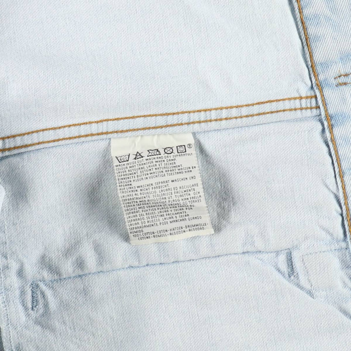 1990'S Levi's 70503-0209 Euro Model Denim Jacket (Men's Size M equivalent) Vintage cotton blue type Vintage Second Hand