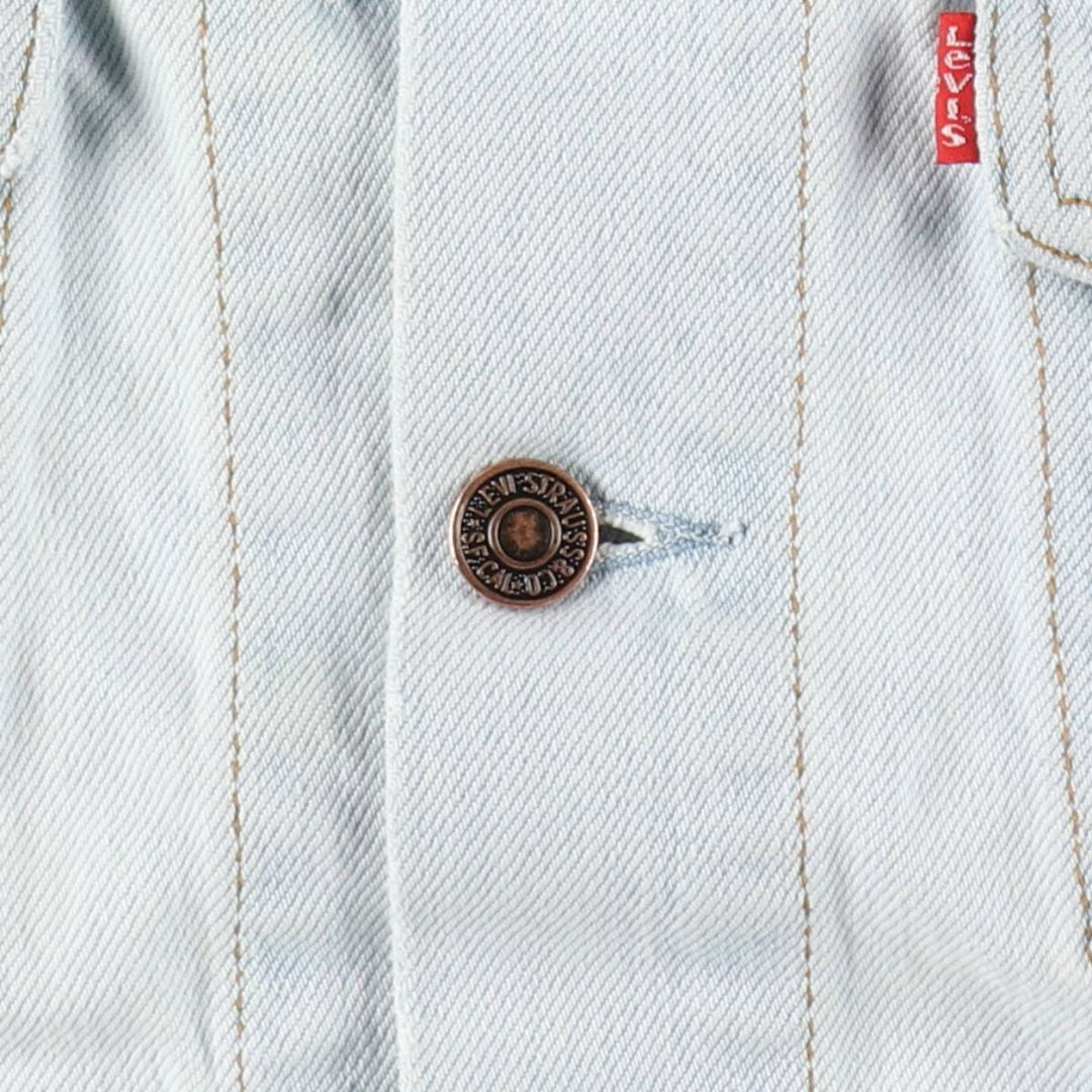 1990'S Levi's 70503-0209 Euro Model Denim Jacket (Men's Size M equivalent) Vintage cotton blue type Vintage Second Hand