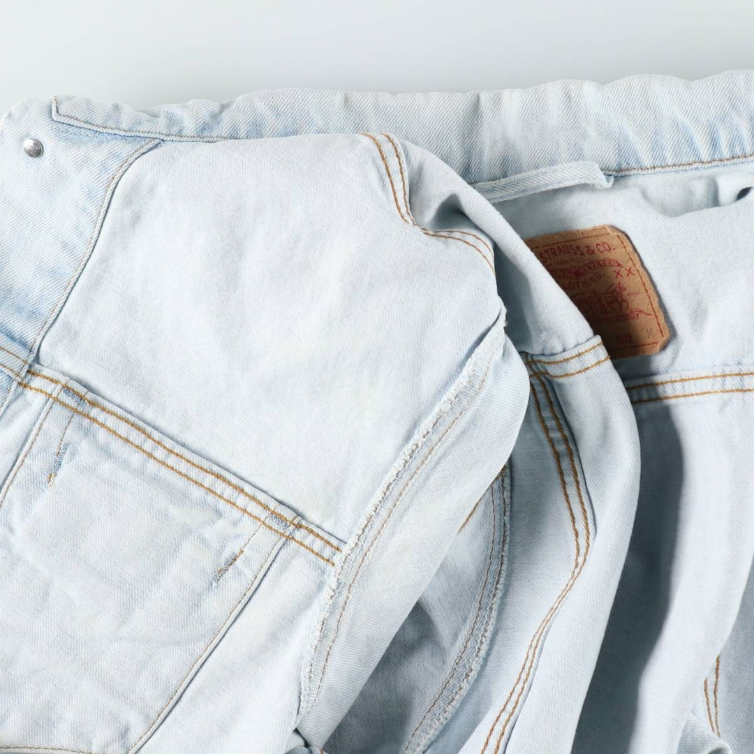 1990'S Levi's 70503-0209 Euro Model Denim Jacket (Men's Size M equivalent) Vintage cotton blue type Vintage Second Hand