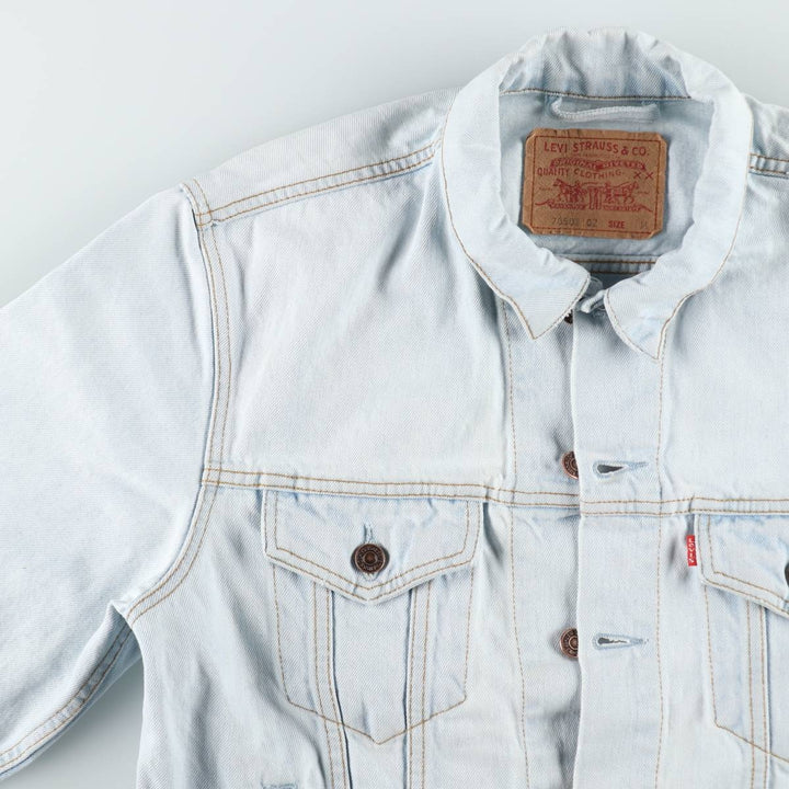 1990'S Levi's 70503-0209 Euro Model Denim Jacket (Men's Size M equivalent) Vintage cotton blue type Vintage Second Hand