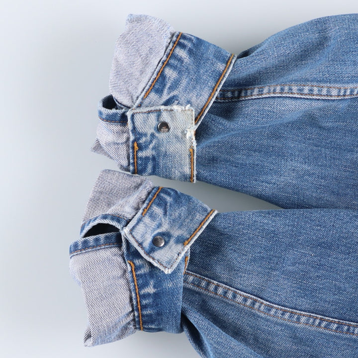 00'S Levi's 70550-0414 Euro Model Denim Jacket, G-Jean, Men's M cotton blue type Vintage Second Hand