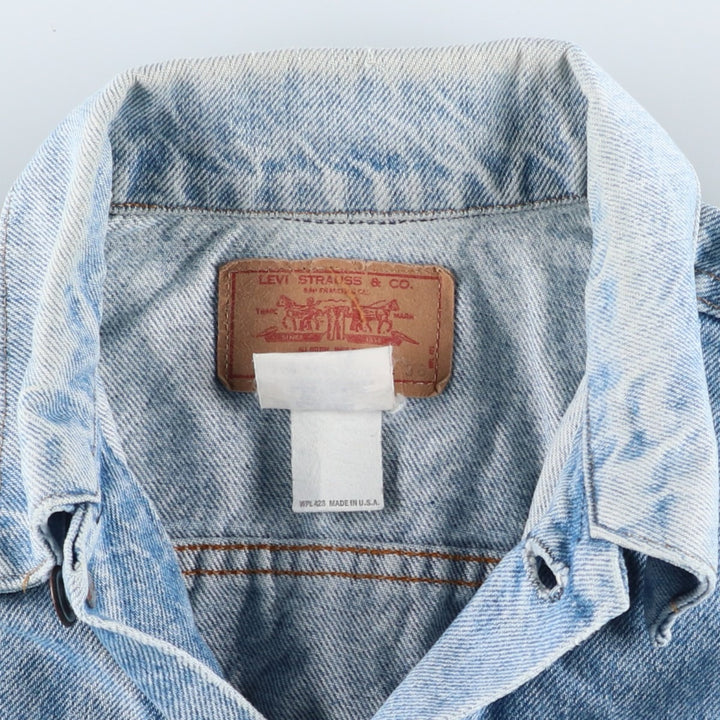 ~1980'S Levi's 70500-0216 Denim Jacket, Made in USA, Men's Size M (Equivalent), Vintage cotton blue type Vintage Second Hand