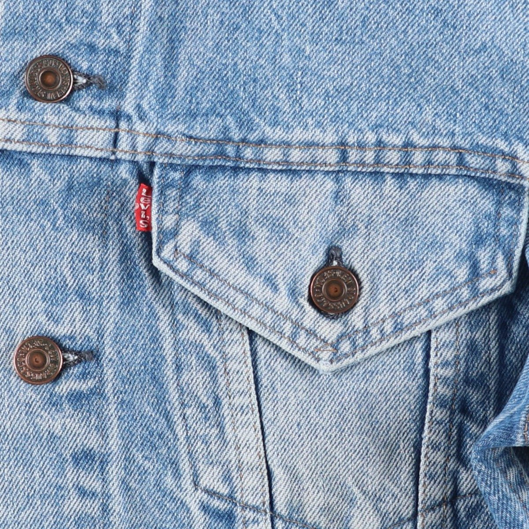 ~1980'S Levi's 70500-0216 Denim Jacket, Made in USA, Men's Size M (Equivalent), Vintage cotton blue type Vintage Second Hand