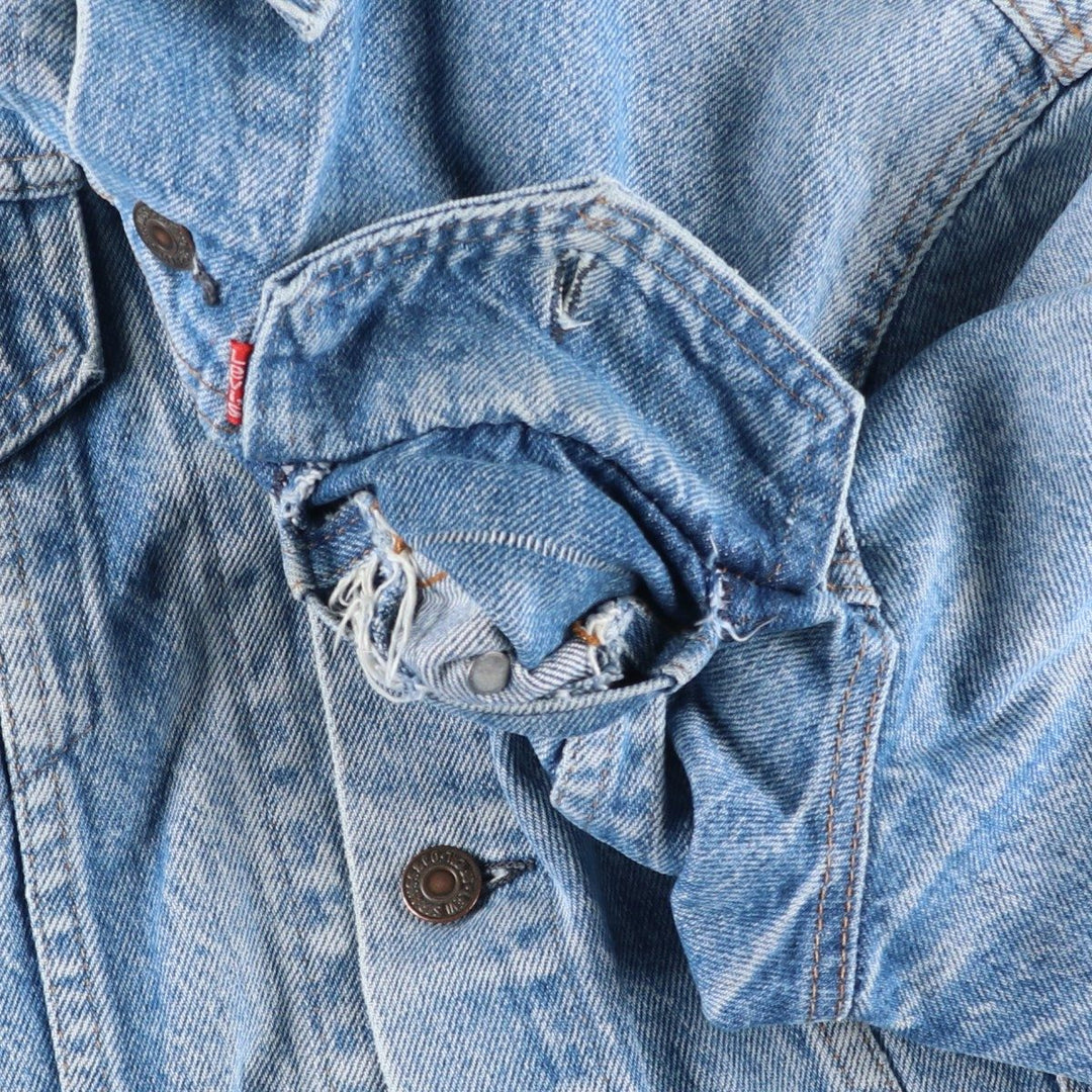 ~1980'S Levi's 70500-0216 Denim Jacket, Made in USA, Men's Size M (Equivalent), Vintage cotton blue type Vintage Second Hand
