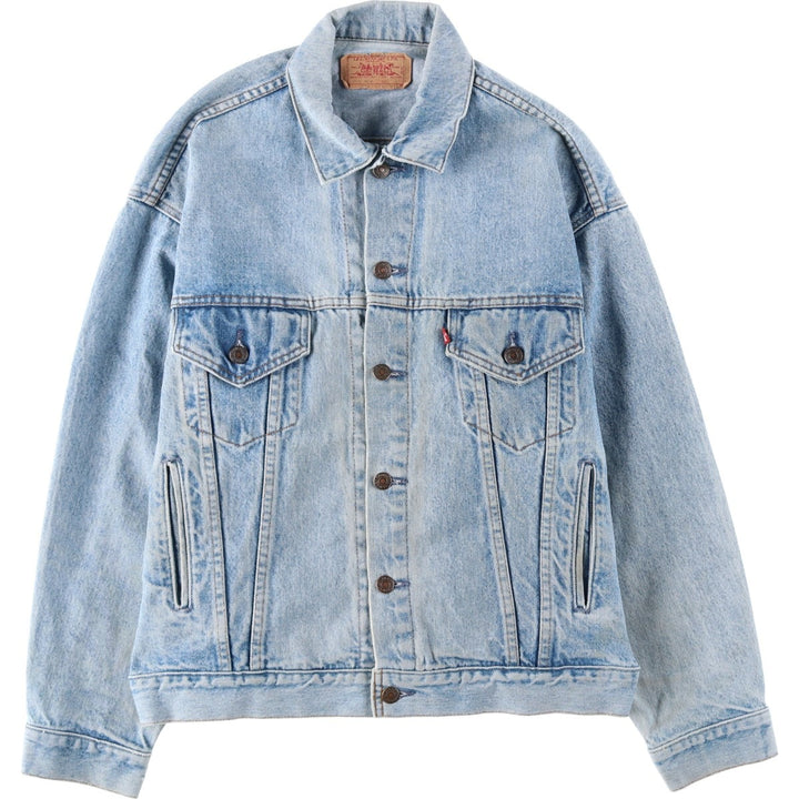1990'S Levi's 70507-0218 Denim Jacket, Made in USA, Men's Size M (approx.), Vintage cotton blue type Vintage Second Hand