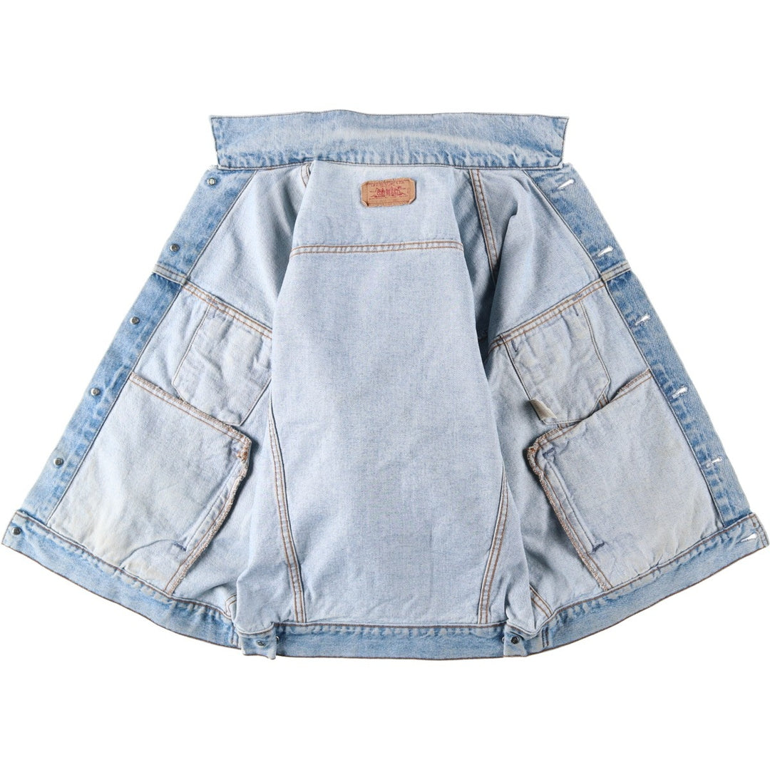 1990'S Levi's 70507-0218 Denim Jacket, Made in USA, Men's Size M (approx.), Vintage cotton blue type Vintage Second Hand