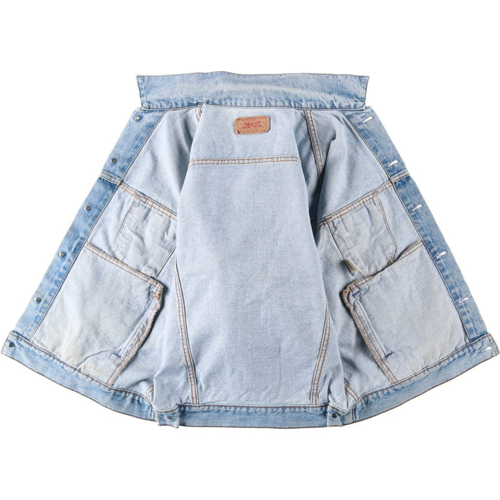 1990'S Levi's 70507-0218 Denim Jacket, Made in USA, Men's Size M (approx.), Vintage cotton blue type Vintage Second Hand