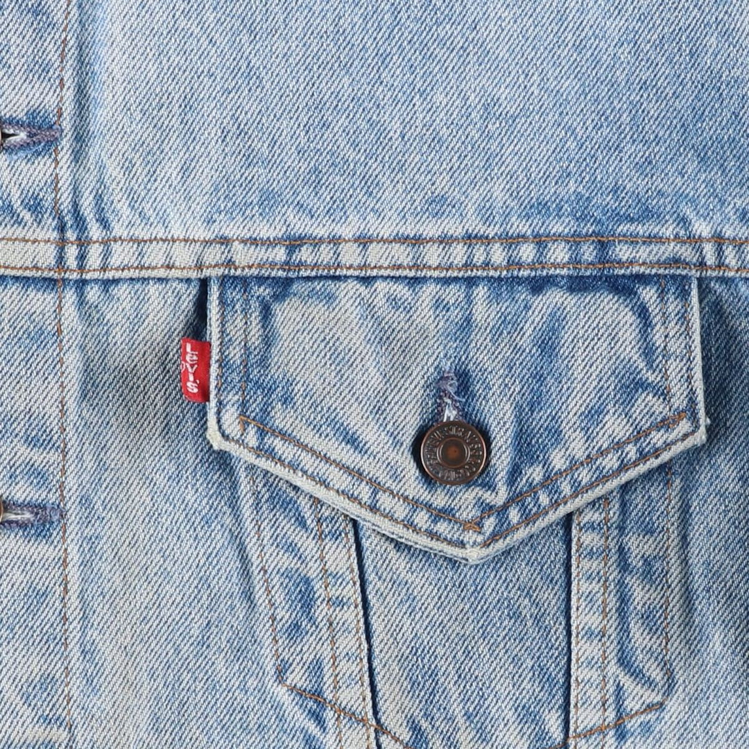 1990'S Levi's 70507-0218 Denim Jacket, Made in USA, Men's Size M (approx.), Vintage cotton blue type Vintage Second Hand