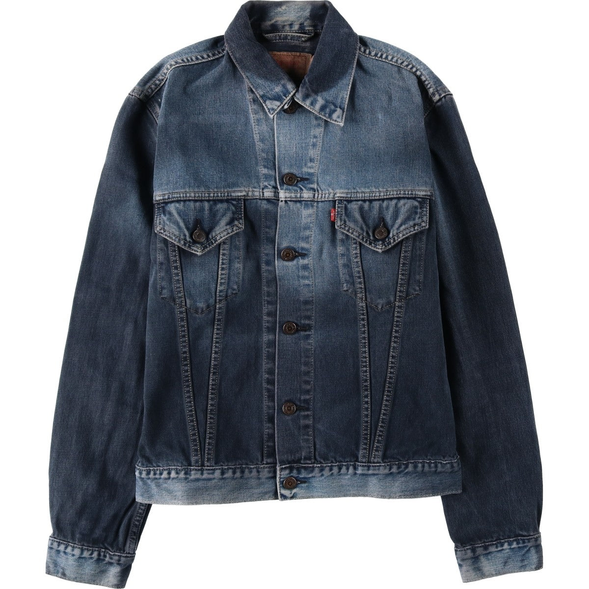 2000'S Levi's 70500-0469 Euro Model Denim Jacket (Men's Size L) cotton blue type Vintage Second Hand