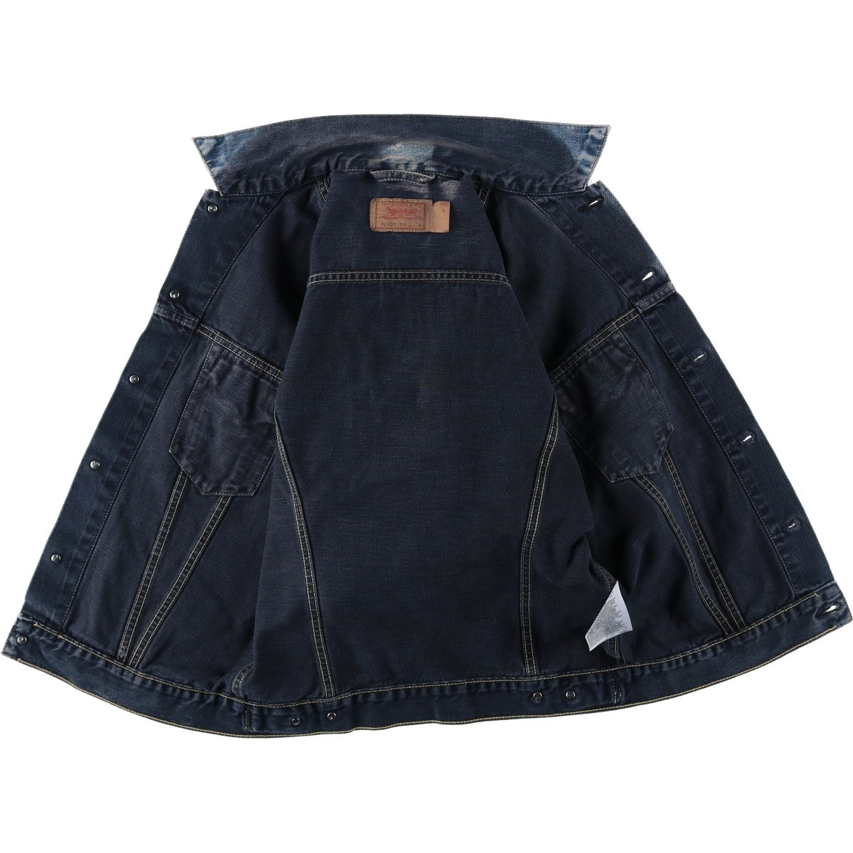 2000'S Levi's 70500-0469 Euro Model Denim Jacket (Men's Size L) cotton blue type Vintage Second Hand