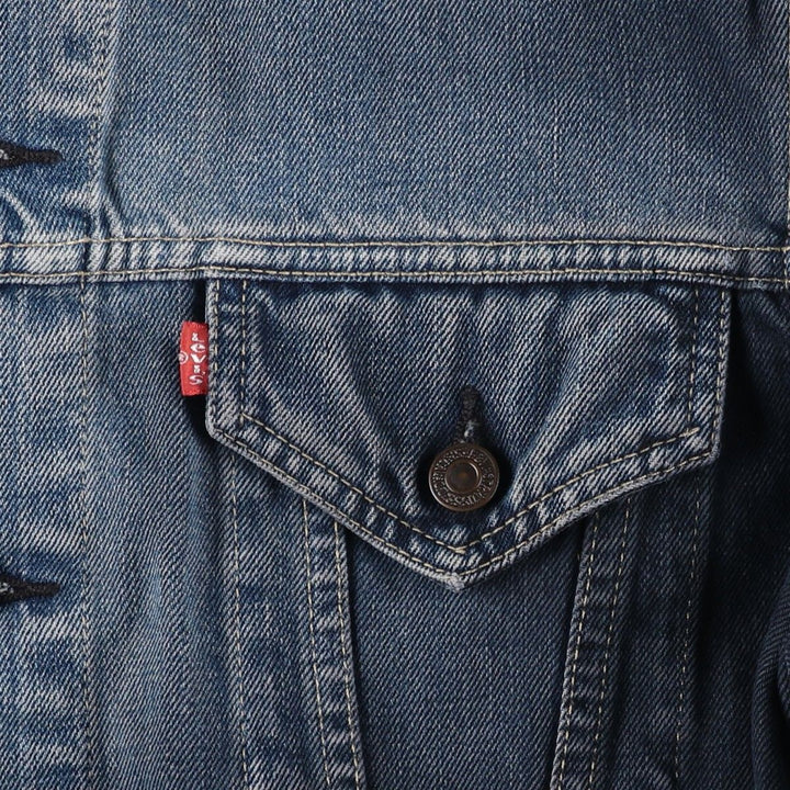 2000'S Levi's 70500-0469 Euro Model Denim Jacket (Men's Size L) cotton blue type Vintage Second Hand