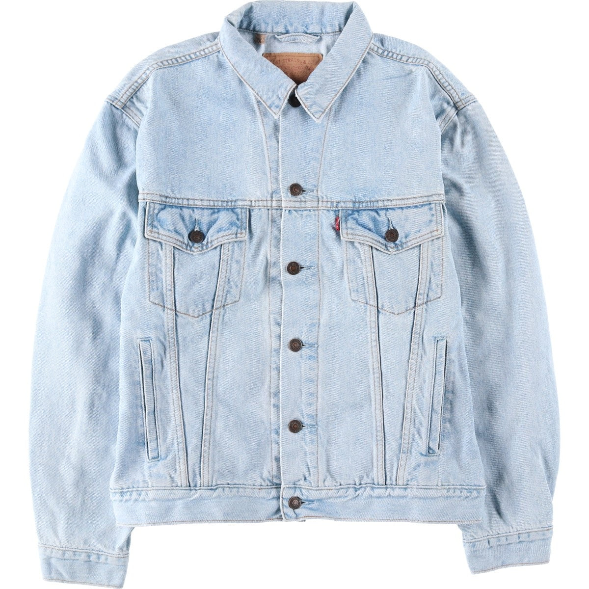 90'S Levi's 70503-0213 Denim Jacket, Men's Size L, Vintage cotton blue type Vintage Second Hand