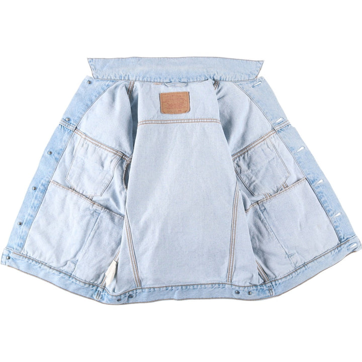 90'S Levi's 70503-0213 Denim Jacket, Men's Size L, Vintage cotton blue type Vintage Second Hand