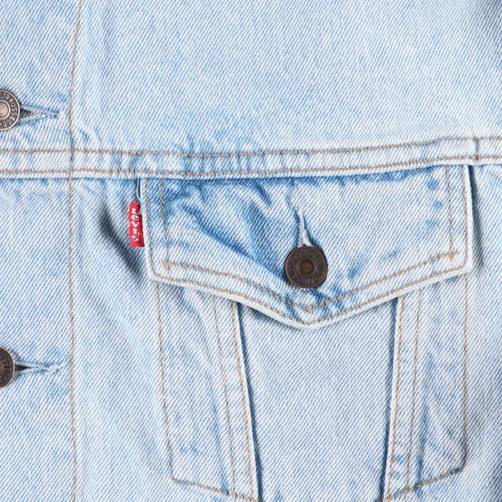 90'S Levi's 70503-0213 Denim Jacket, Men's Size L, Vintage cotton blue type Vintage Second Hand