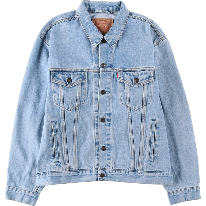 1990'S Levi's 70503-0210 Euro Model Denim Jacket (Men's XL equivalent) Vintage cotton blue type Vintage Second Hand