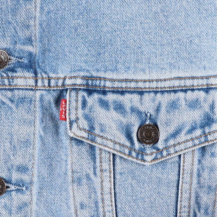 1990'S Levi's 70503-0210 Euro Model Denim Jacket (Men's XL equivalent) Vintage cotton blue type Vintage Second Hand
