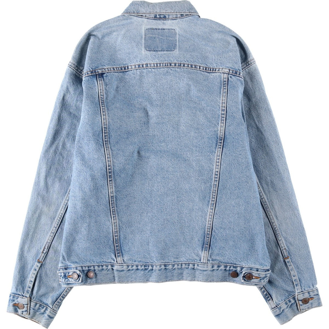 Levi's denim jacket, denim jacket, men's size L unclear blue type Vintage Second Hand