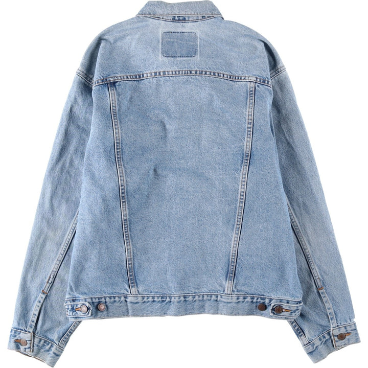 Levi's denim jacket, denim jacket, men's size L unclear blue type Vintage Second Hand