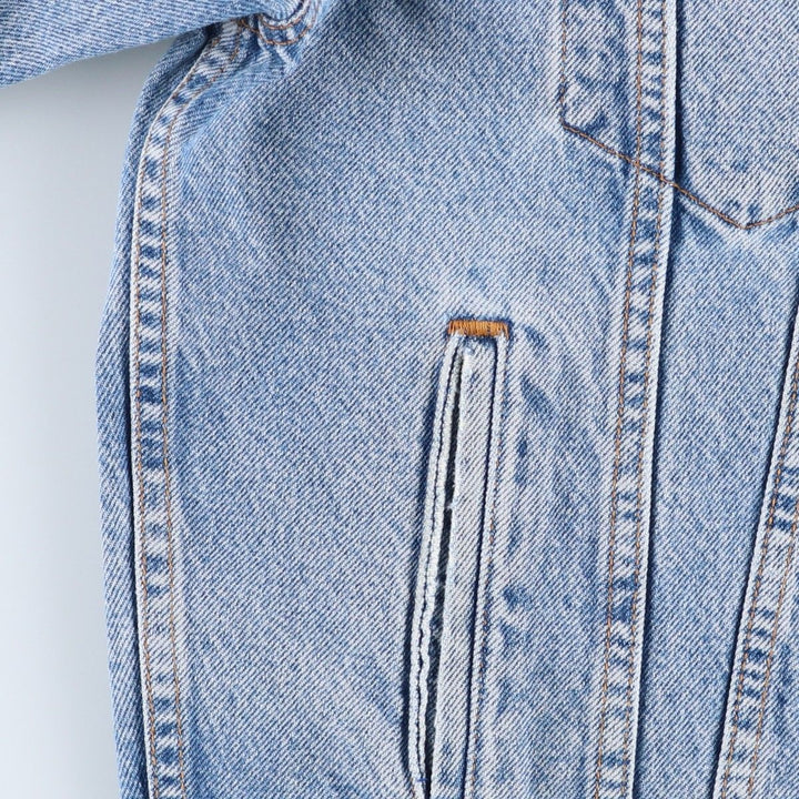 Levi's denim jacket, denim jacket, men's size L unclear blue type Vintage Second Hand