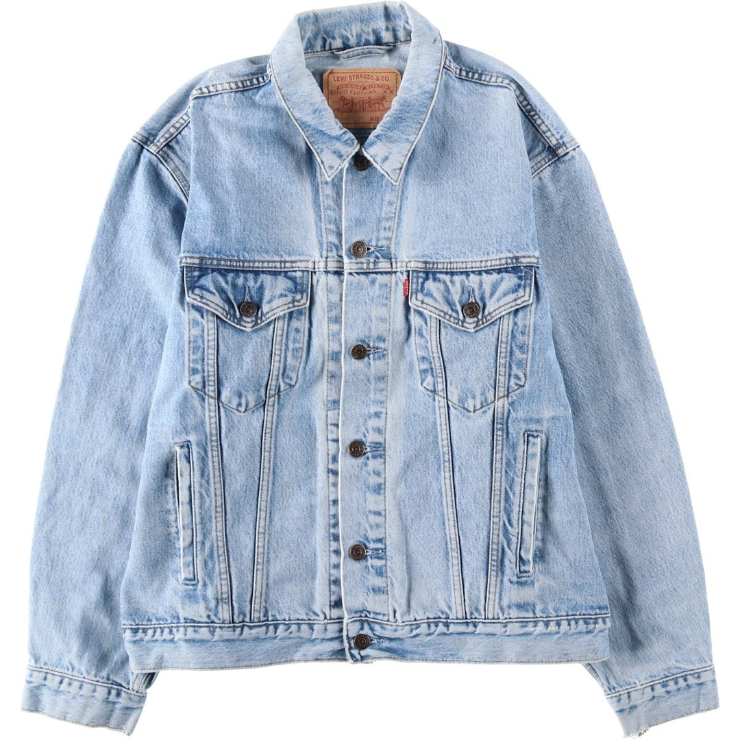 90'S Levi's 70503-0216 denim jacket, denim jacket, men's size L, vintage cotton blue type Vintage Second Hand
