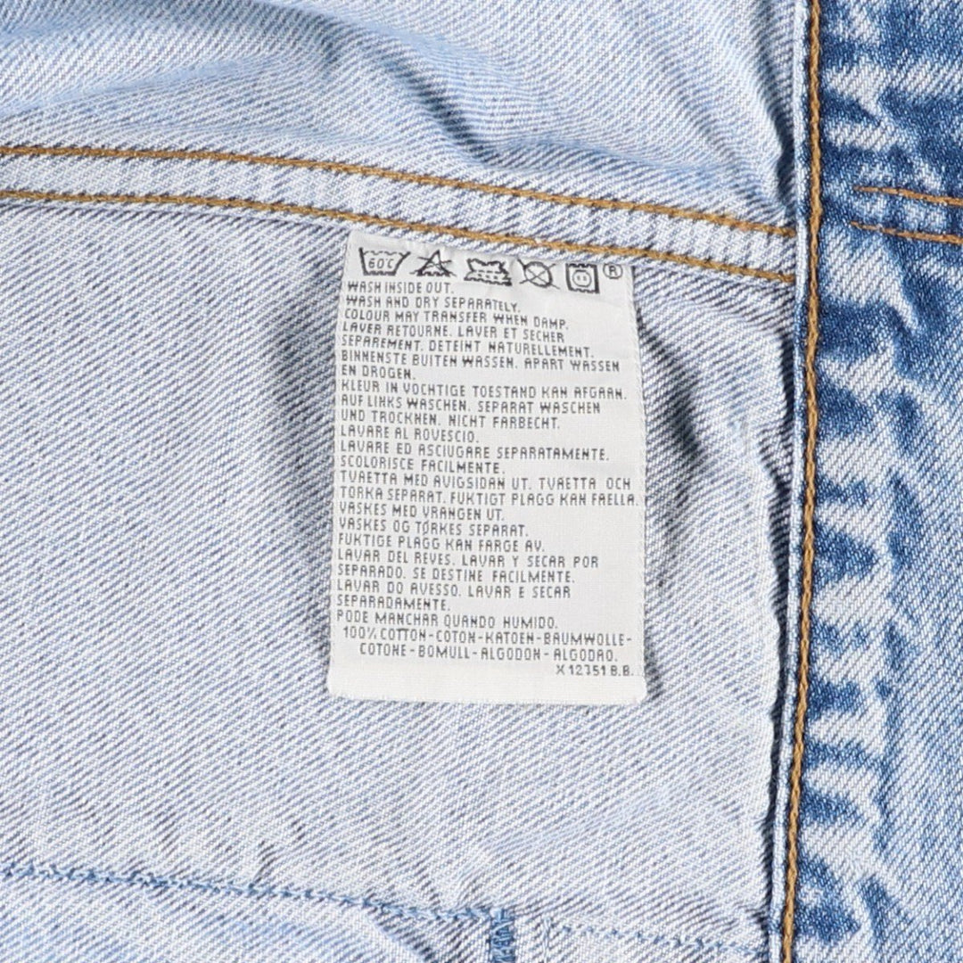 90'S Levi's 70503-0216 denim jacket, denim jacket, men's size L, vintage cotton blue type Vintage Second Hand