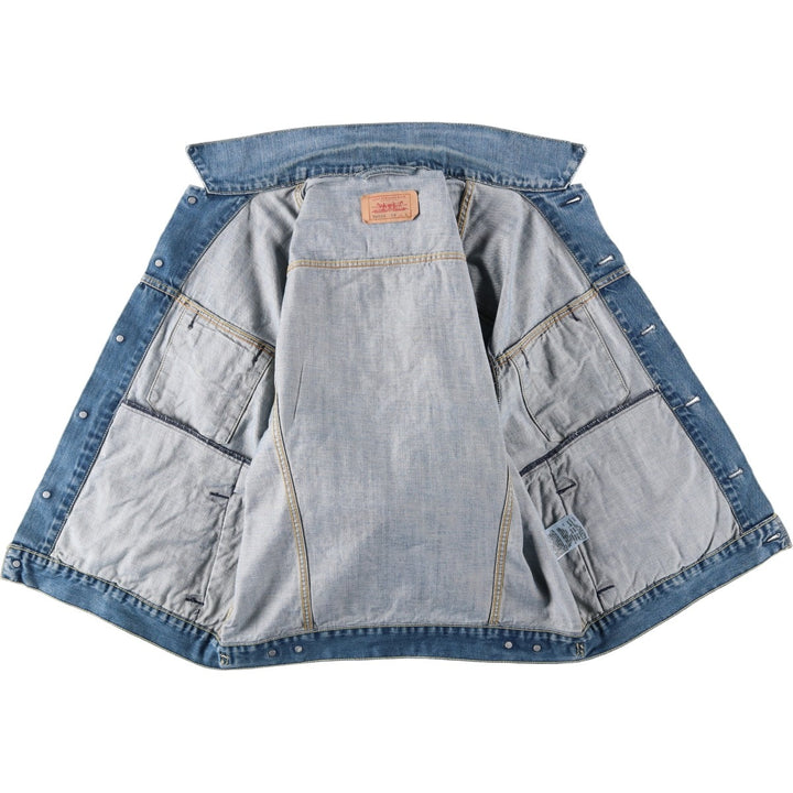 2000'S Levi's 70550-0439 Euro Model Denim Jacket, Men's Size L cotton blue type Vintage Second Hand