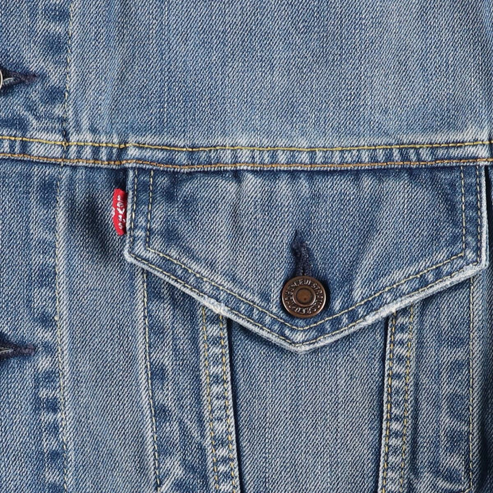 2000'S Levi's 70550-0439 Euro Model Denim Jacket, Men's Size L cotton blue type Vintage Second Hand
